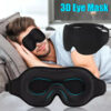 3D Silk Eye Mask for Sleep with Soft Padded Shade Cover