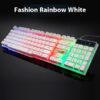 Industrial USB Gaming Keyboard with Glowing Backlight