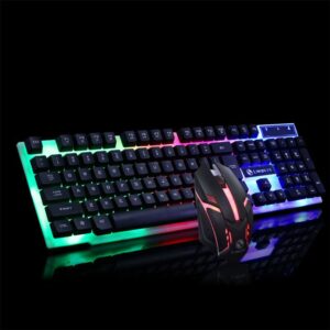 GTX300 Glowing Gaming Keyboard and Mouse Set