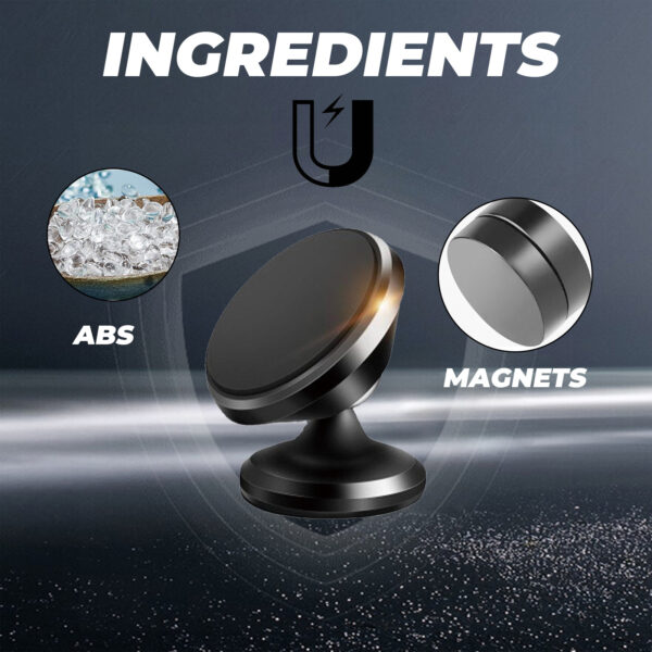 Rayhong Magnetic Folding Phone Stand for Car Dashboard Navigation