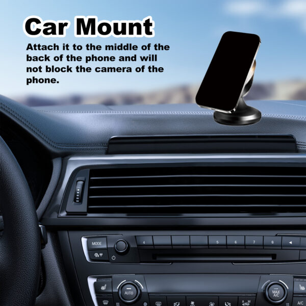 Rayhong Magnetic Folding Phone Stand for Car Dashboard Navigation