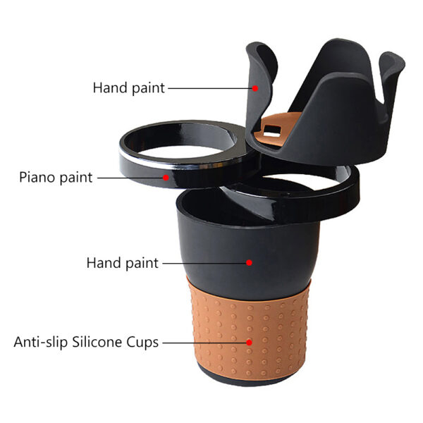 Universal Car Cup Holder Mount for Bottles and Cans