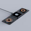 3 in 1 Magnetic Folding Wireless Charger - Transparent Fast Charging Dock