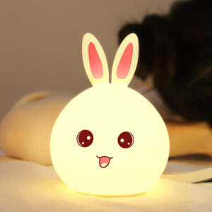 3733260230_1198998434.jpg Cute Rabbit Night Light with Touch Sensor and Colorful LED