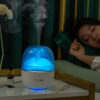 Ultrasonic Essential Oil Humidifier with Colorful Light and Heavy Mist