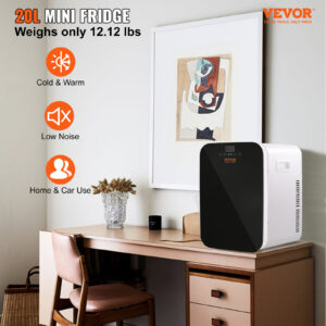 Vevor 20L Mini Fridge with Touch Control for Skincare, Drinks, and Food