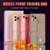 Folding Soft Bullet Toy Gun with Shell Ejection and Phone Case