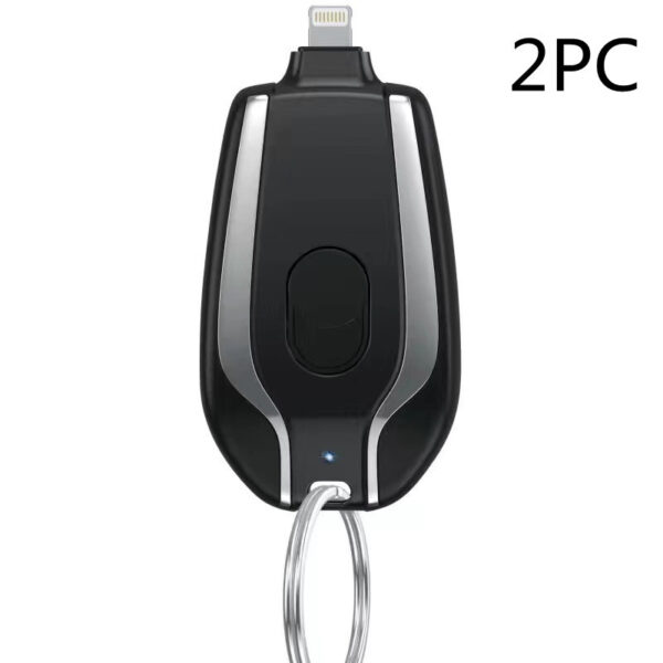 Keyring Wireless Power Bank – 1500mAh Telescopic Emergency Charger