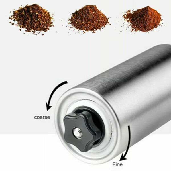 7da421d6-66f9-48ce-aa04-fc1cef06c6b4.jpg Hand Crank Stainless Steel Burr Grinder for Coffee and Pepper
