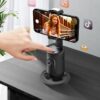 360° AI Auto Face Tracking Gimbal – Smart Phone Holder for Vlogging & Live Video