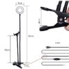909231473478.jpg LED Selfie Ring Light with Adjustable Stand 8cm for Makeup and Live