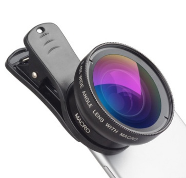 Phone Lens Kit with 0.45x Wide Angle and 12.5x Macro Lens