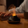 9ee598c7-39e0-412a-9b92-3bc5bc85417c.jpg RGB Flame Aroma Diffuser 130ml with 3D Colorful Volcano Effect