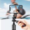 360° AI Auto Face Tracking Gimbal – Smart Phone Holder for Vlogging & Live Video