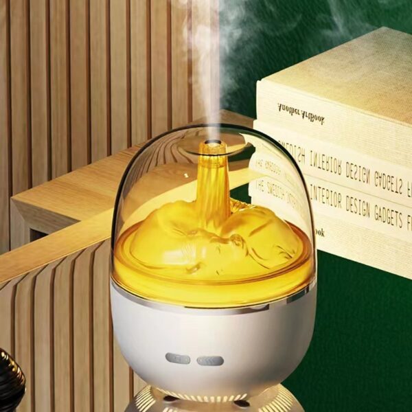 Ultrasonic Essential Oil Humidifier with Colorful Light and Heavy Mist