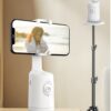 360° AI Auto Face Tracking Gimbal – Smart Phone Holder for Vlogging & Live Video