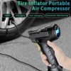Portable Tire Inflator with Cigarette Lighter & Charger