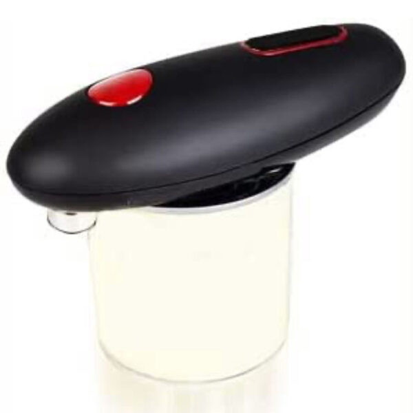 Electric One-Touch Can and Jar Opener for Kitchen Use