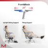 D2 Pro Ergonomic Mesh Office Chair with Lumbar Support and Footrest