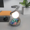 Rotating Moon Desk Lamp with Wireless Charging and Sensor Control