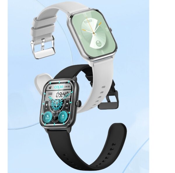 Full-Screen Fitness Smartwatch with Heart Rate, Step Tracking, Music & Calls