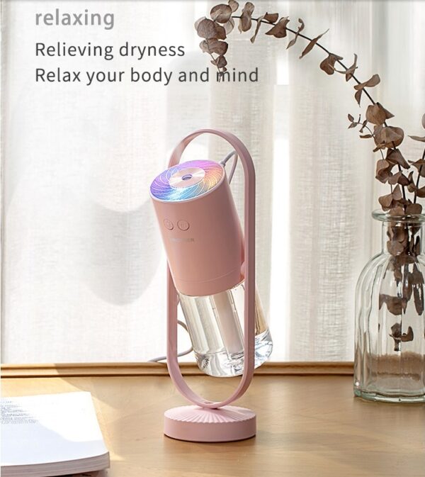 Magic Shadow USB Air Humidifier – Ultrasonic Mist Maker with Projection Night Light & Air Purifier