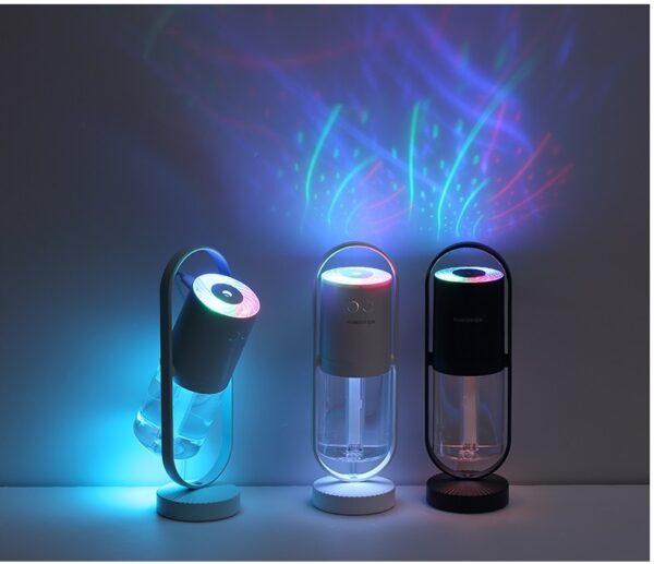 Magic Shadow USB Air Humidifier – Ultrasonic Mist Maker with Projection Night Light & Air Purifier