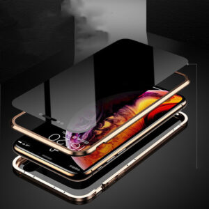 Magnetic Privacy Glass Phone Case – Anti-Peep Protective Shell
