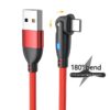 180° Bendable Fast Charging Data Cable – USB Type-C for Android Devices