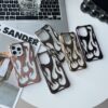 Electroplated Hollow Heat‑Dissipating Phone Case – Premium Soft Shell with Flame Design