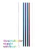 Colourful Reusable Stainless Steel Straws