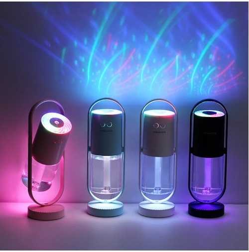 Magic Shadow USB Air Humidifier – Ultrasonic Mist Maker with Projection Night Light & Air Purifier