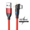 180° Bendable Fast Charging Data Cable – USB Type-C for Android Devices