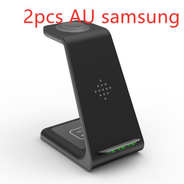 3-in-1 Wireless Fast Charging Station – Quick Charge Dock & Phone Stand