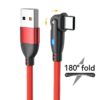 180° Bendable Fast Charging Data Cable – USB Type-C for Android Devices