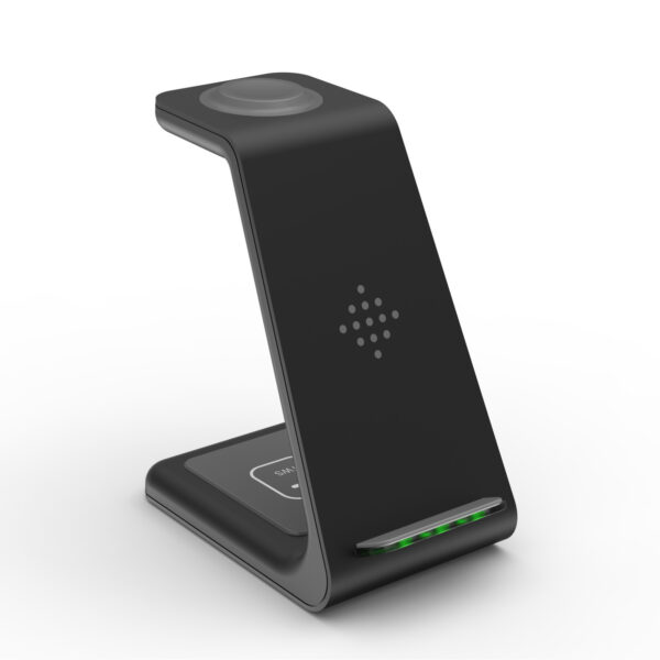 3-in-1 Wireless Fast Charging Station – Quick Charge Dock & Phone Stand