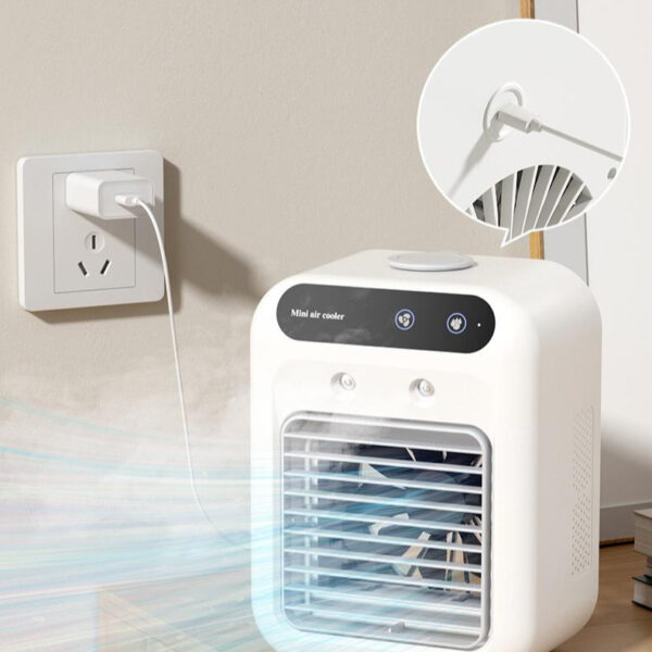 Portable Air Conditioner & Cooler Fan – Water-Cooled AC for Room, Office & Car