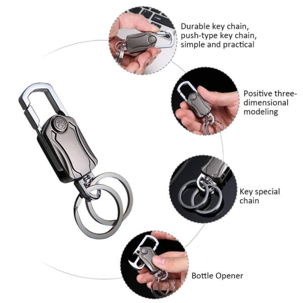 Multifunctional Keychain with Hidden Mini Knife – EDC Tool for Outdoor, Emergency, DIY & Everyday Use
