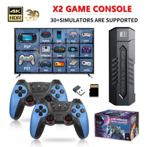 X2 Blue 4K Wireless Game Console – Dual Connection Battle Mode