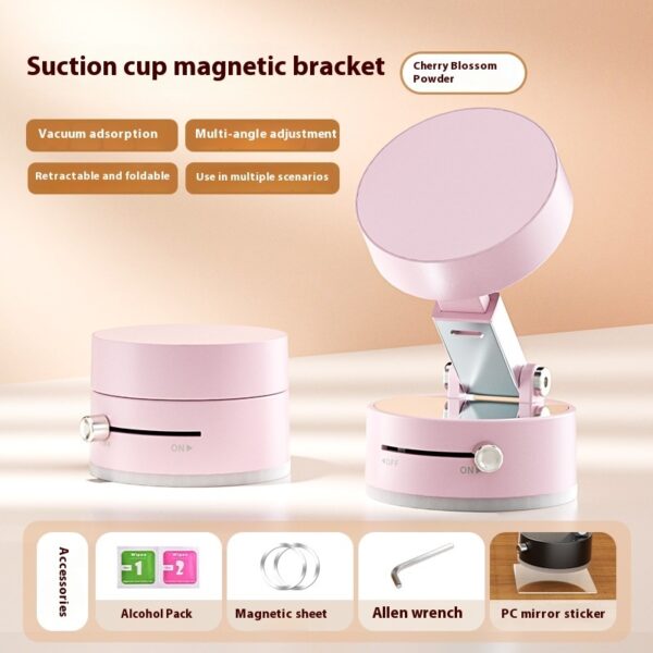 Foldable Magnetic Car Phone Holder with Suction Cup