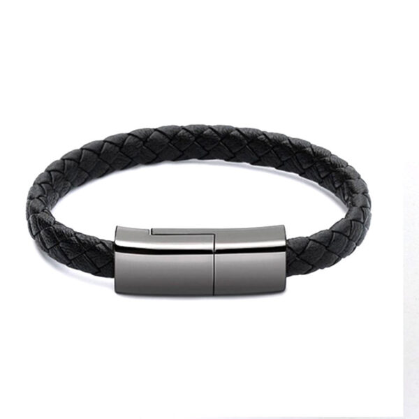 USB Bracelet Charger & Data Cable – iPhone 1413, USB-C, Micro