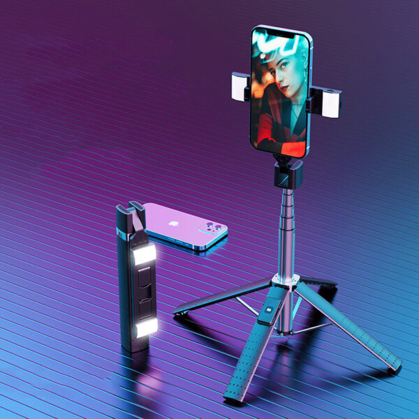 Bluetooth Selfie Stick with Tripod & Dual Fill Lights