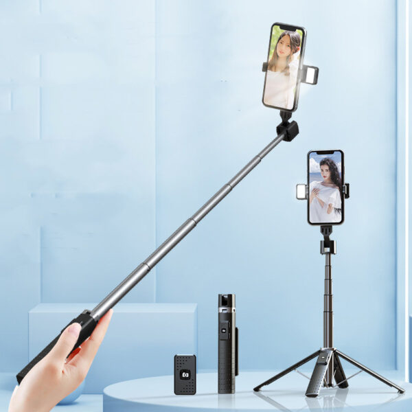 Bluetooth Selfie Stick with Tripod & Dual Fill Lights