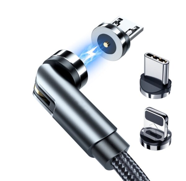 540° Magnetic Rotating Charging Cable