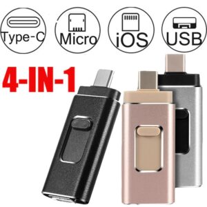 4-in-1 USB Flash Drive for iPhone & Android