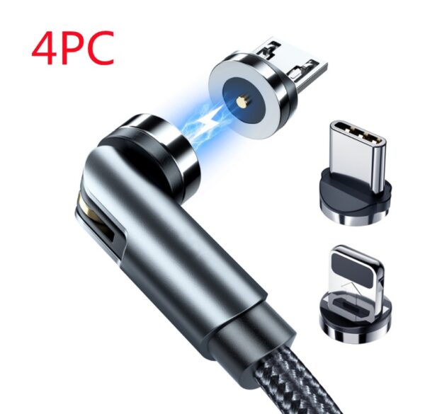 540° Magnetic Rotating Charging Cable