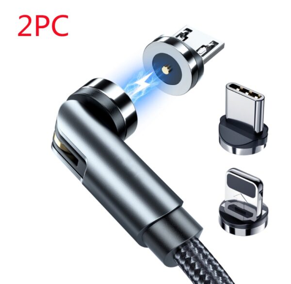 540° Magnetic Rotating Charging Cable