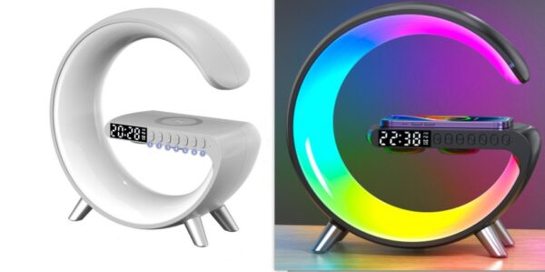 G-Shaped LED Bluetooth Speaker Lamp